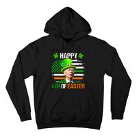 Happy 4th Of Easter Joe Biden St Patricks Day Leprechaun American Flag Hoodie