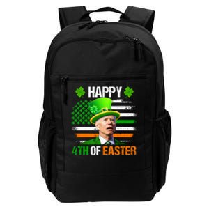 Happy 4th Of Easter Joe Biden St Patricks Day Leprechaun American Flag Daily Commute Backpack