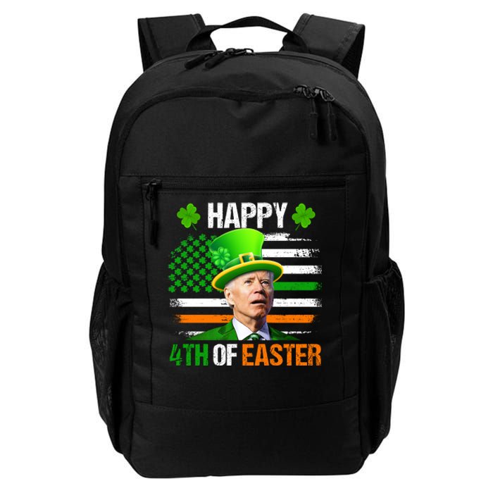 Happy 4th Of Easter Joe Biden St Patricks Day Leprechaun American Flag Daily Commute Backpack