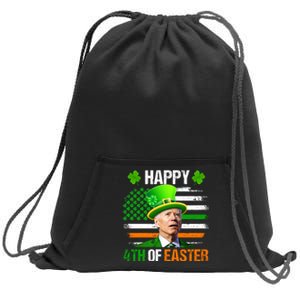 Happy 4th Of Easter Joe Biden St Patricks Day Leprechaun American Flag Sweatshirt Cinch Pack Bag