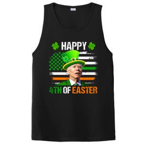 Happy 4th Of Easter Joe Biden St Patricks Day Leprechaun American Flag PosiCharge Competitor Tank