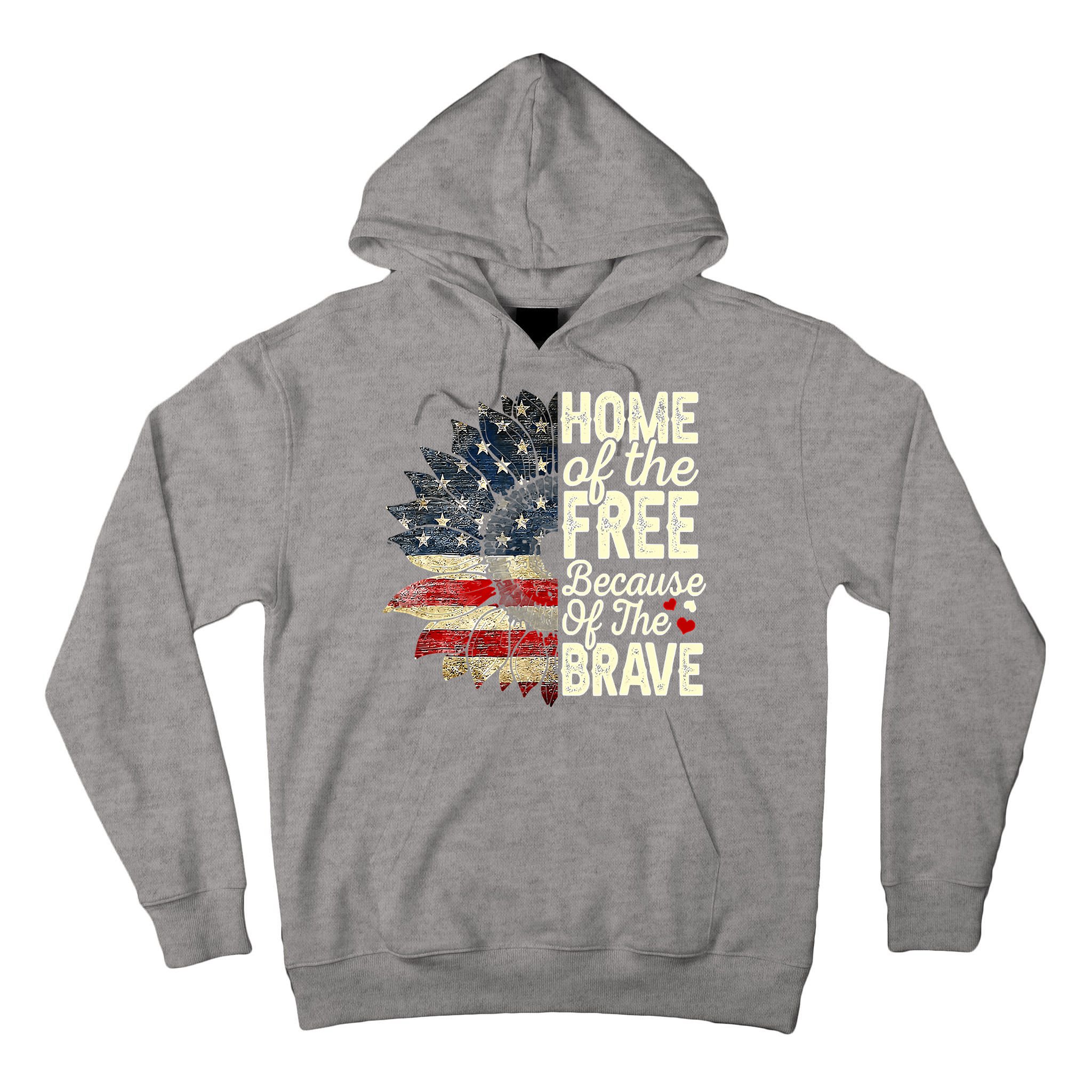 Happy 4th Of July Sunflower Tall Hoodie