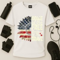 Happy 4th Of July Sunflower Cooling Performance Crew T-Shirt