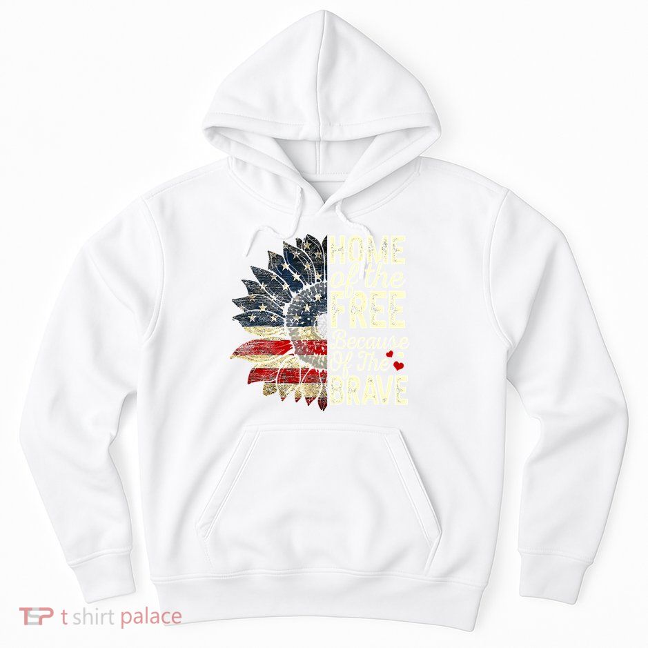 Happy 4th Of July Sunflower Hoodie