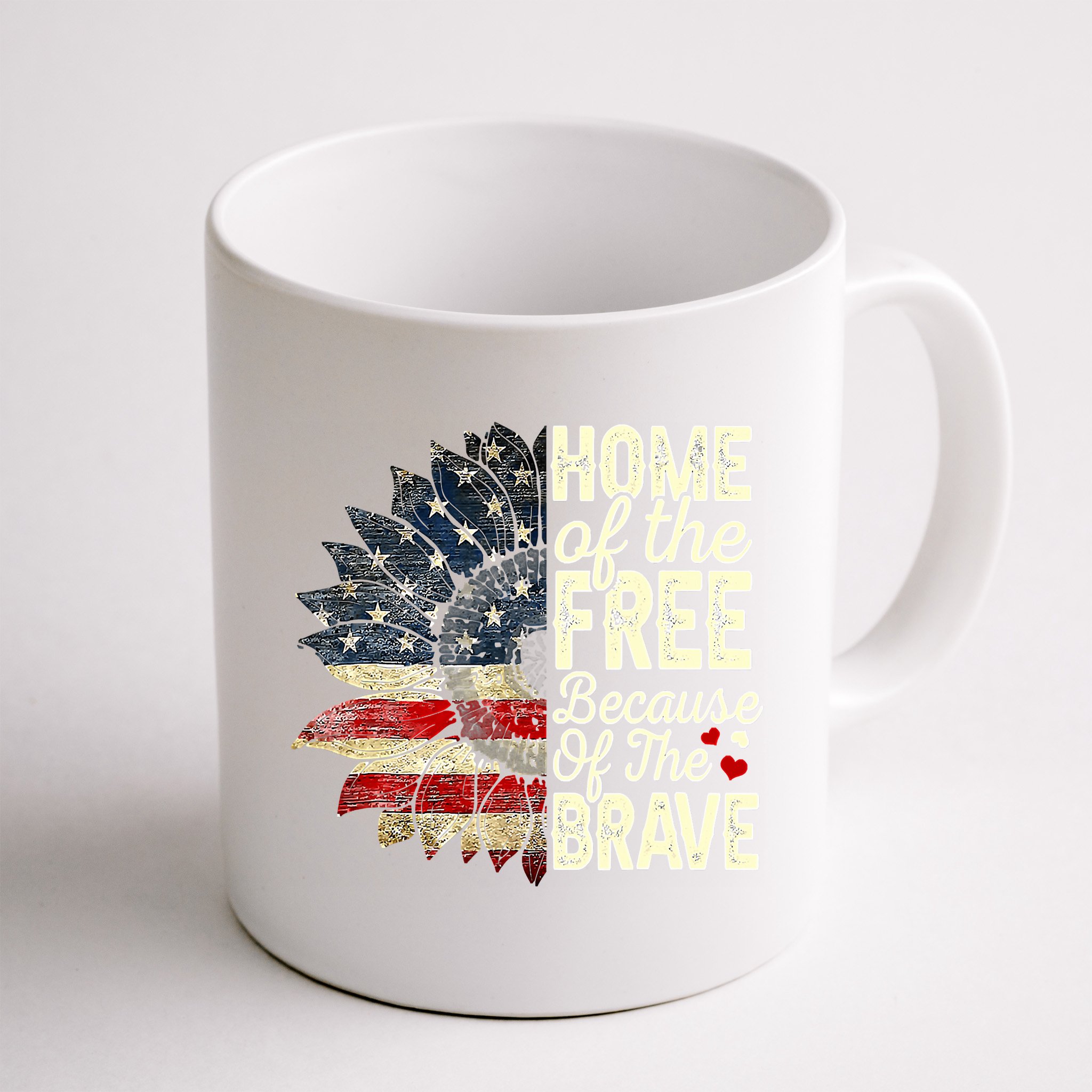 Happy 4th Of July Sunflower Mug