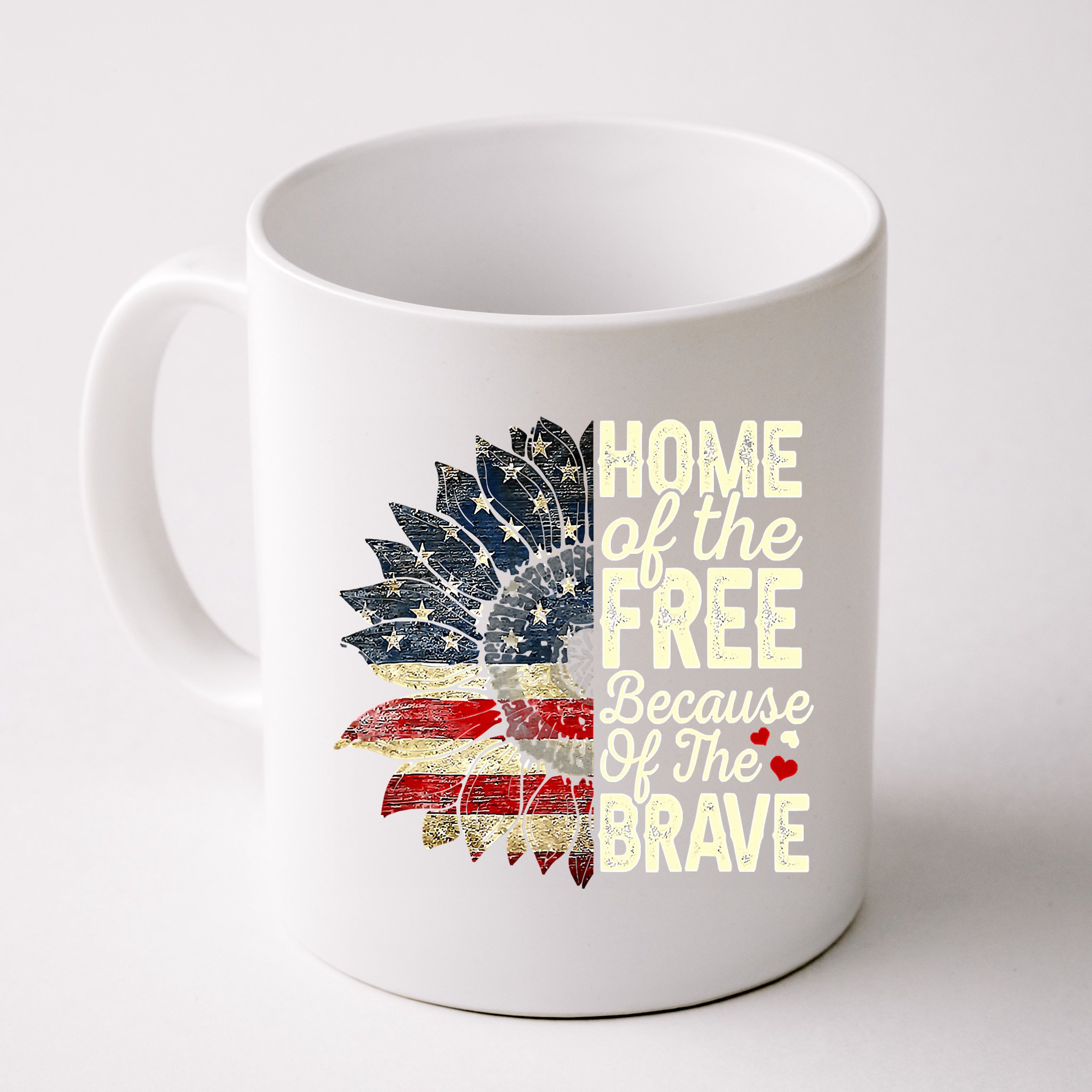 Happy 4th Of July Sunflower Mug