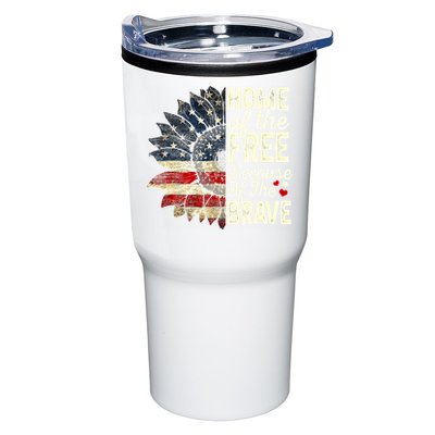 Happy 4th Of July Sunflower Tumbler