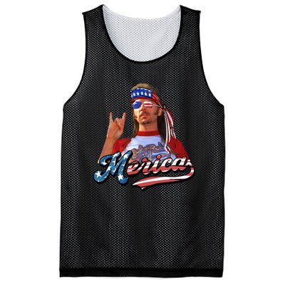 Happy 4th Of July Merica Funny Joe American Flag Mesh Reversible Basketball Jersey Tank