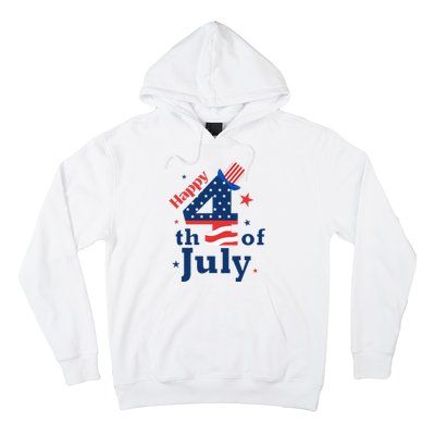 Happy 4th Of July Patriotic American Us Flag Hoodie