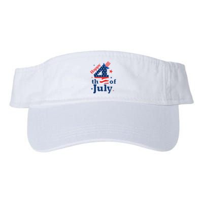 Happy 4th Of July Patriotic American Us Flag Visor