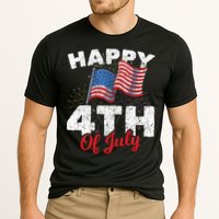 Happy 4th Of July Patriotic American US Flag 4th Of July Cooling Performance Crew T-Shirt
