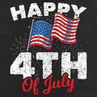 Happy 4th Of July Patriotic American US Flag 4th Of July 11oz C Handle Ceramic Mug