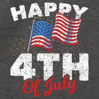 Happy 4th Of July Patriotic American US Flag 4th Of July Vector Backpack