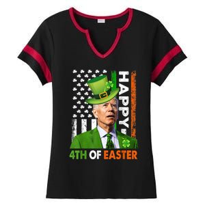 Happy 4th Of Easter Joe Biden St Patricks Day Ladies Halftime Notch Neck Tee