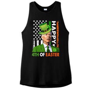 Happy 4th Of Easter Joe Biden St Patricks Day Ladies PosiCharge Tri-Blend Wicking Tank