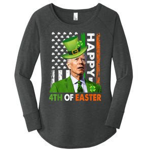 Happy 4th Of Easter Joe Biden St Patricks Day Women's Perfect Tri Tunic Long Sleeve Shirt