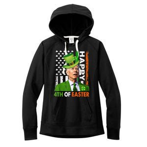 Happy 4th Of Easter Joe Biden St Patricks Day Women's Fleece Hoodie