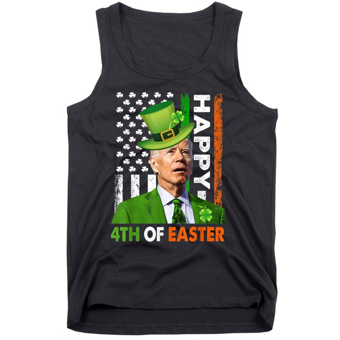 Happy 4th Of Easter Joe Biden St Patricks Day Tank Top