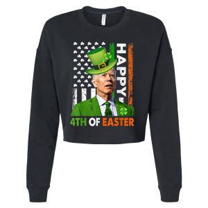 Happy 4th Of Easter Joe Biden St Patricks Day Cropped Pullover Crew