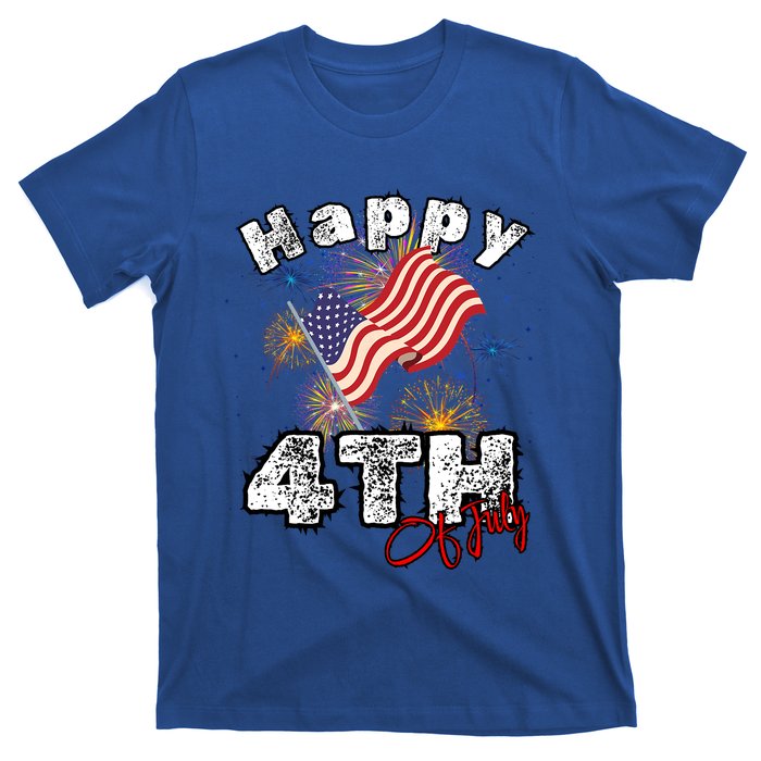 Happy 4th Of July Patriotic American Independence Day T-Shirt