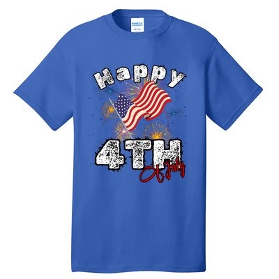 Happy 4th Of July Patriotic American Independence Day Tall T-Shirt