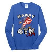 Happy 4th Of July Patriotic American Independence Day Tall Long Sleeve T-Shirt