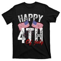 Happy 4th Of July American Flag Usa Patriotic T-Shirt