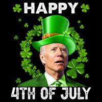 Happy 4th Of July Joe Biden St Patrick's Day Backpack