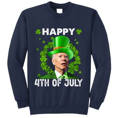 Happy 4th Of July Joe Biden St Patrick's Day Sweatshirt