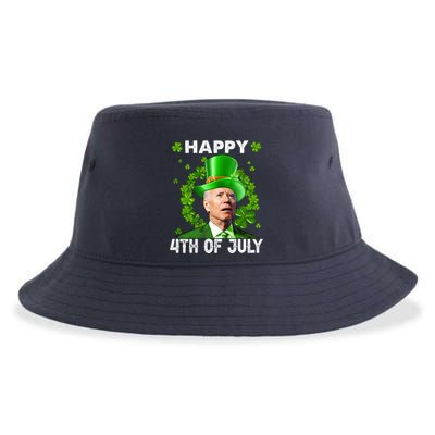 Happy 4th Of July Joe Biden St Patrick's Day Sustainable Bucket Hat