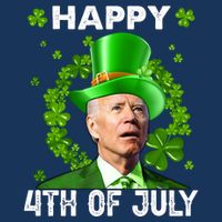 Happy 4th Of July Joe Biden St Patrick's Day Bucket Hat