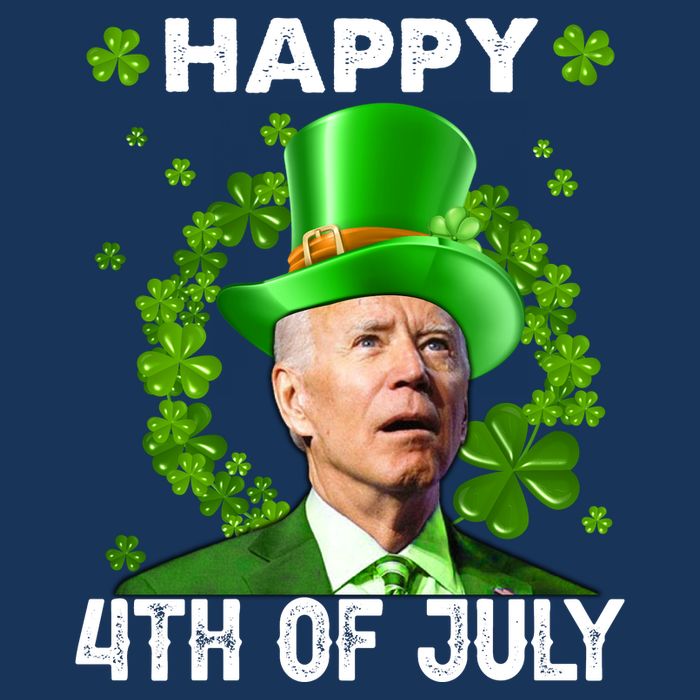 Happy 4th Of July Joe Biden St Patrick's Day Bucket Hat