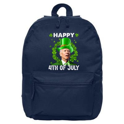 Happy 4th Of July Joe Biden St Patrick's Day 16 in Basic Backpack