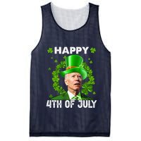 Happy 4th Of July Joe Biden St Patrick's Day Mesh Reversible Basketball Jersey Tank