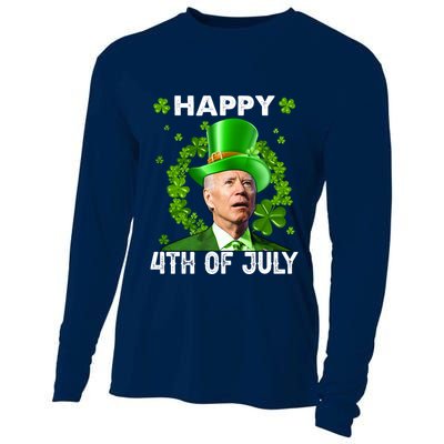 Happy 4th Of July Joe Biden St Patrick's Day Cooling Performance Long Sleeve Crew
