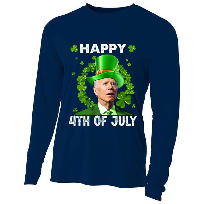 Happy 4th Of July Joe Biden St Patrick's Day Cooling Performance Long Sleeve Crew