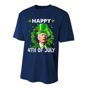 Happy 4th Of July Joe Biden St Patrick's Day Performance Sprint T-Shirt