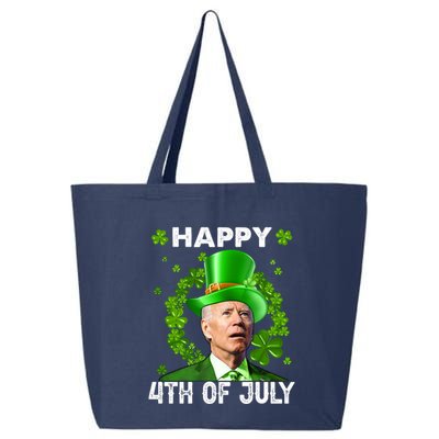 Happy 4th Of July Joe Biden St Patrick's Day 25L Jumbo Tote