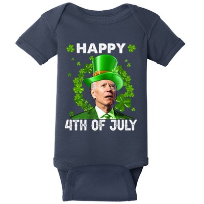 Happy 4th Of July Joe Biden St Patrick's Day Baby Bodysuit