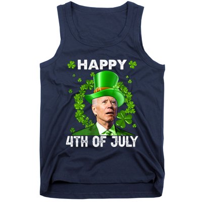 Happy 4th Of July Joe Biden St Patrick's Day Tank Top