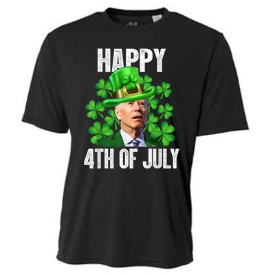 Happy 4th Of July Confused Funny Joe Biden St Patricks Day Cooling Performance Crew T-Shirt