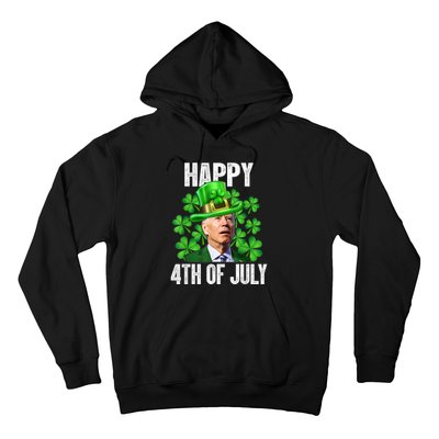 Happy 4th Of July Confused Funny Joe Biden St Patricks Day Hoodie