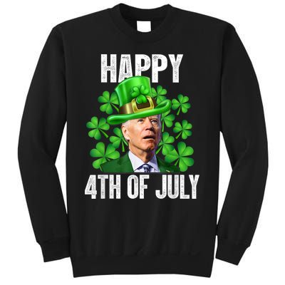 Happy 4th Of July Confused Funny Joe Biden St Patricks Day Sweatshirt