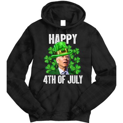 Happy 4th Of July Confused Funny Joe Biden St Patricks Day Tie Dye Hoodie