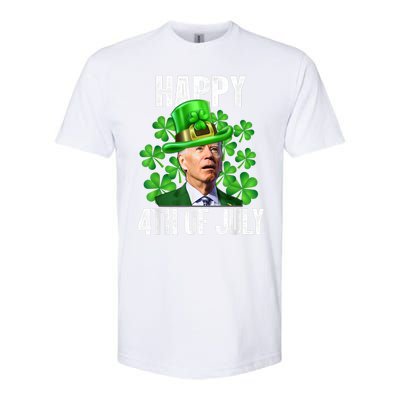 Happy 4th Of July Confused Funny Joe Biden St Patricks Day Softstyle CVC T-Shirt