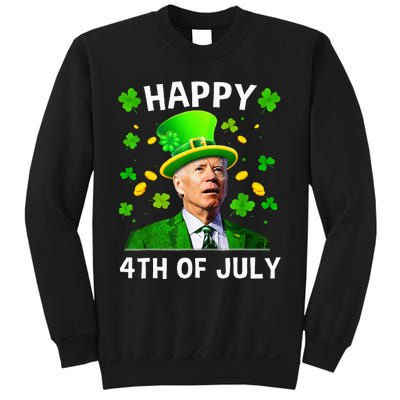 Happy 4th Of July Confused Funny Joe Biden St Patricks Day Sweatshirt