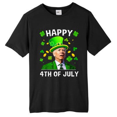 Happy 4th Of July Confused Funny Joe Biden St Patricks Day Tall Fusion ChromaSoft Performance T-Shirt