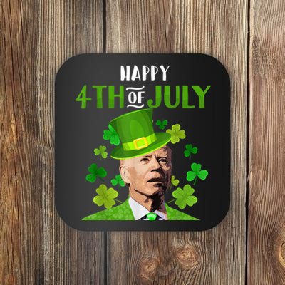 Happy 4th Of July Confused Funny Joe Biden St Patricks Day Coaster