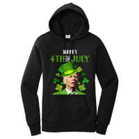 Happy 4th Of July Confused Funny Joe Biden St Patricks Day Women's Pullover Hoodie