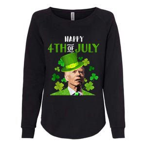 Happy 4th Of July Confused Funny Joe Biden St Patricks Day Womens California Wash Sweatshirt